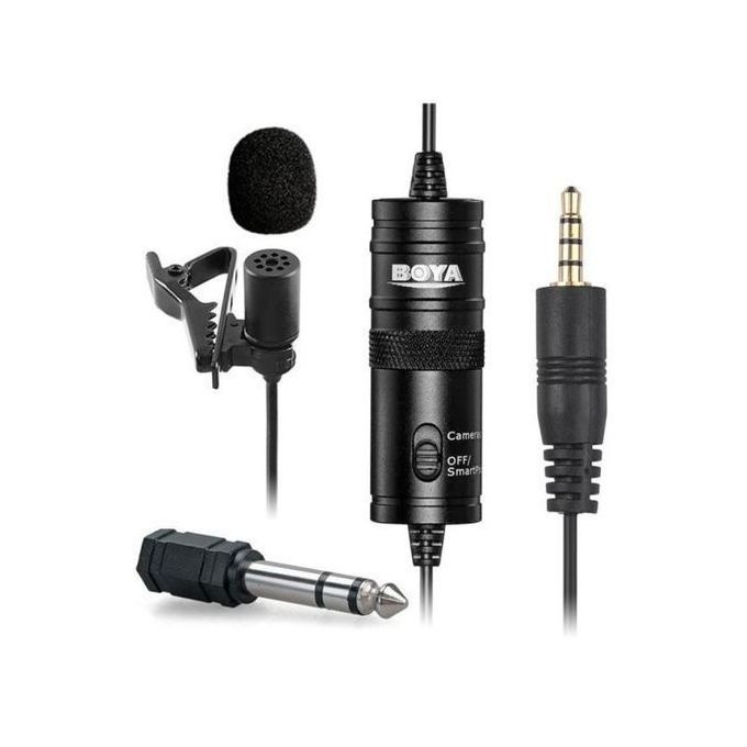 Microphone Cravate pour Smartphone - Noir