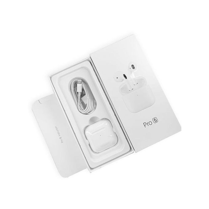 Écouteurs Pro 5 Bluetooth sans Fil - avec Boîtier Rechargeable - Blanc