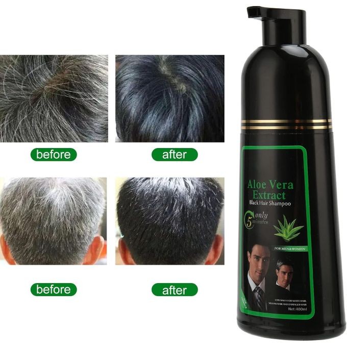 Hair care Shampooing cheveux noirs à l'extrait d'aloe vera 400 ml