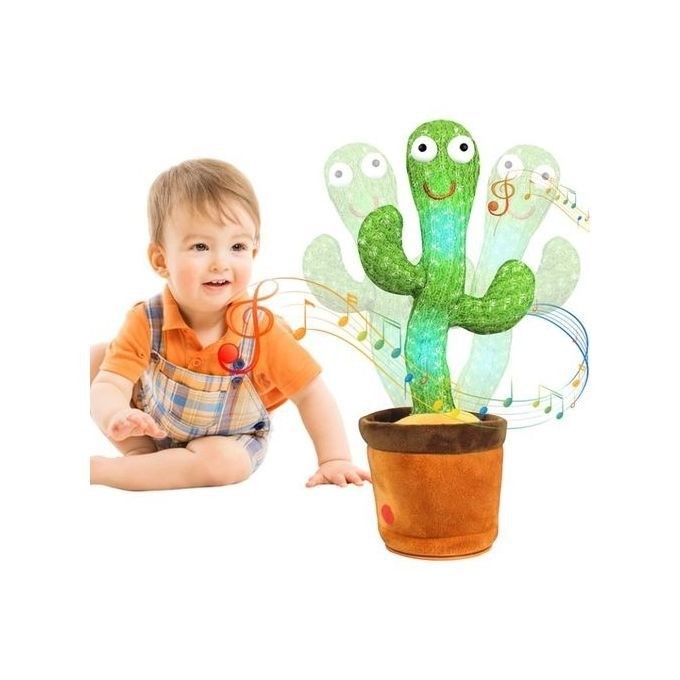 Jouet Cactus Qui Peut Chanter Et Danser, Jouet Cactus En Peluche Qui Peut Apprendre à Parler