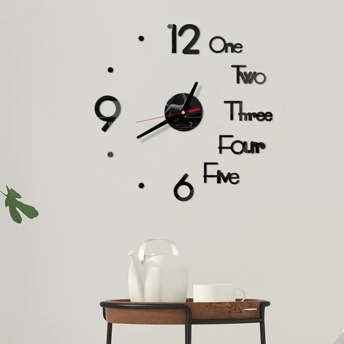 Horloge Murale - Décoration Intérieure -  Noir