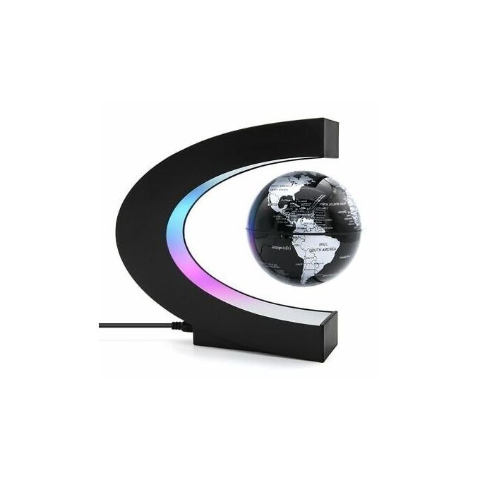 Globe terrestre LED levitation magique lumineux flottant magnétique Frohud-Bleu