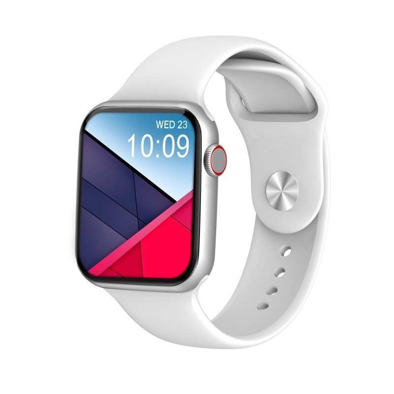 Smart Watch PRO Avec Moniteur de fréquence cardiaque Appel Bluetooth - Blanc
